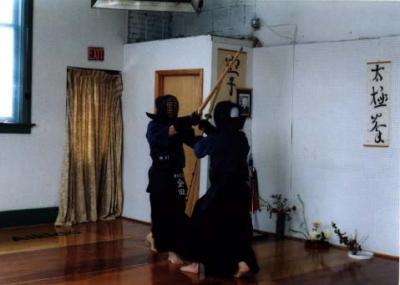 Shiai in our Dojo